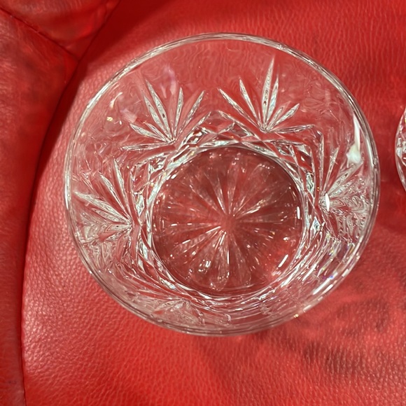 Exquisite GLENCIARN CUT CRYSTAL Set of 2 Whiskey Tumblers Marked WR - Picture 3 of 4